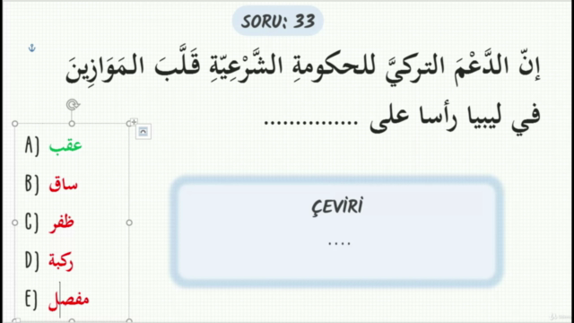 Arapça YDS-YÖKDİL-YDT Soru Analizleri (ÇÖZÜME GEL / PAKET-1) – Screenshot 4