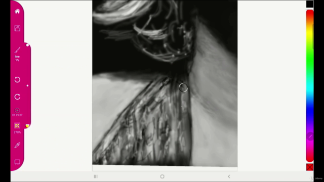 Draw a portrait of Marilyn Monroe using the Paintology app – Screenshot 4