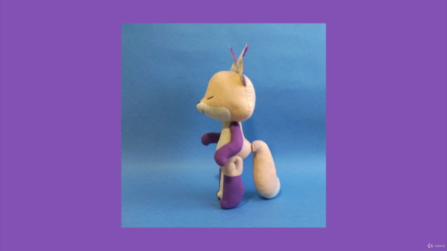 Let's make a stuffed fox (jointed fabric doll) – Screenshot 1