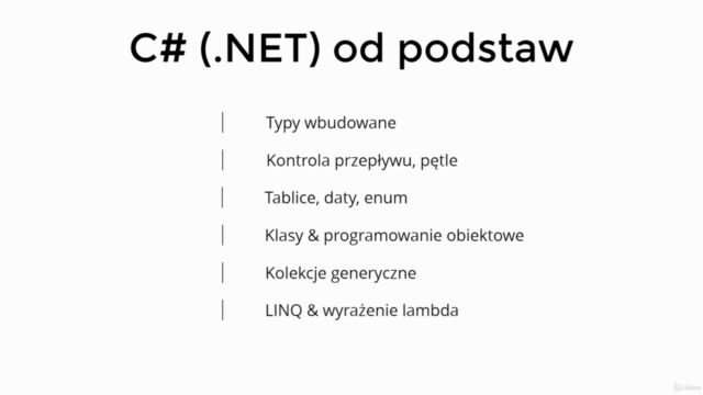 Kompletny kurs C# dla developerów .NET od eksperta +praktyka – Screenshot 3