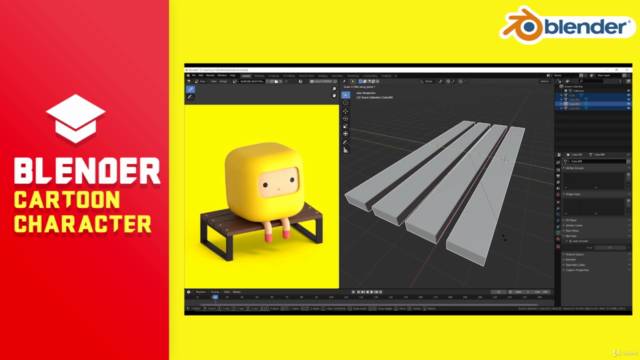 Blender 3D - Create a Cartoon Character - Screenshot_01