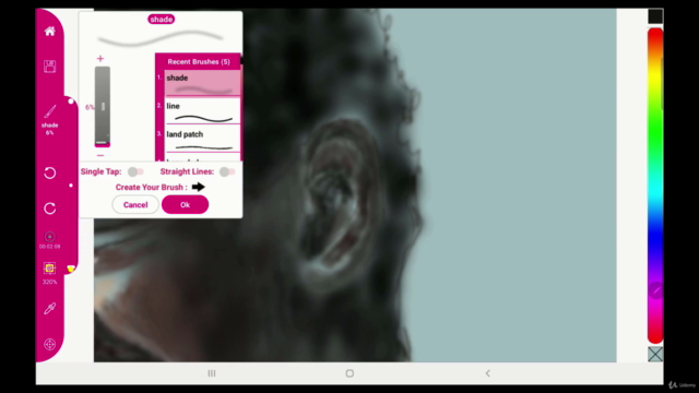 Draw a freehand portrait using the Paintology app – Screenshot 4
