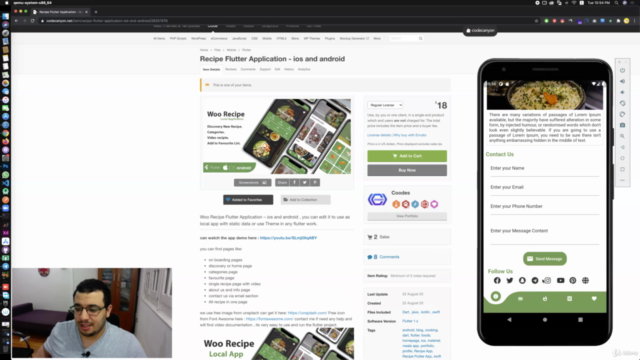 برمجة تطبيق بفلتر وبيعه على منصة انفاتو - Flutter to Envato – Screenshot 3