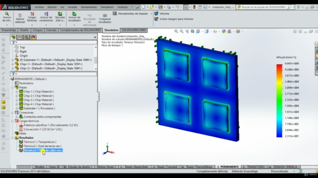 SolidWorks Simulation - Análisis térmicos – Screenshot 2