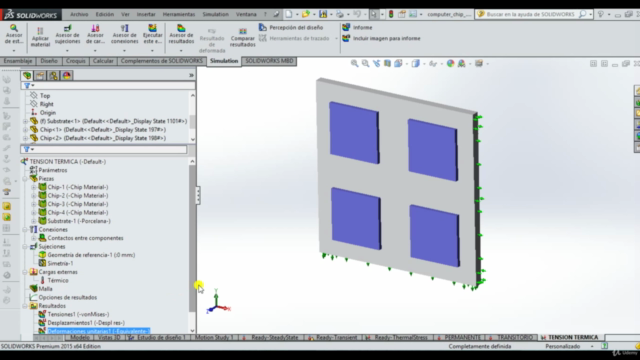 SolidWorks Simulation - Análisis térmicos – Screenshot 3
