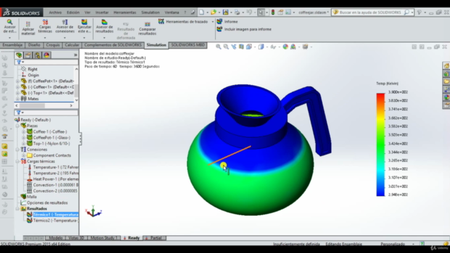 SolidWorks Simulation - Análisis térmicos – Screenshot 4