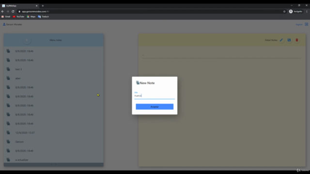 Flutter web: aplicaciones web responsivas y firebase cloud – Screenshot 1