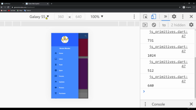 Flutter web: aplicaciones web responsivas y firebase cloud – Screenshot 3