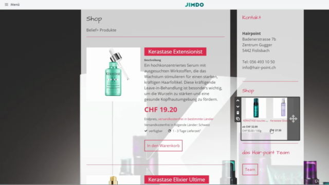 Jimdo Creator Webdesign - Erstelle deine Website von A - Z – Screenshot 3