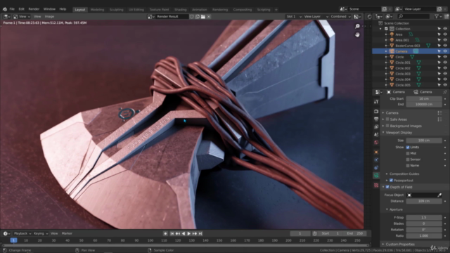 Blender: create Thor's Stormbreaker from start to finish – Screenshot 4
