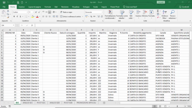 Corso sui KPI in Analisi Commerciale – Screenshot 1