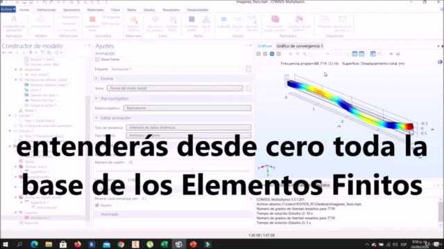 Introducción a COMSOL Multiphysics – Screenshot 1