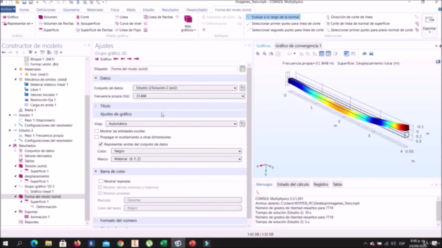Introducción a COMSOL Multiphysics – Screenshot 3