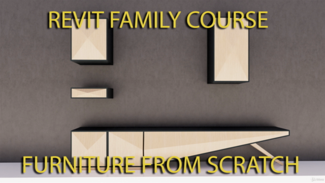 Create full parametric furniture in Revit Family – Screenshot 1