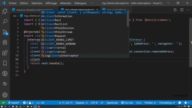 Créer une app FullStack TypeScript avec Angular et NestJS - Screenshot_03