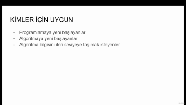 Sıfırdan Programlama ve Algoritma Öğrenin – Screenshot 4