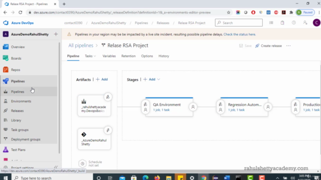 Azure Devops Crash Course -Build CI/CD release pipelines – Screenshot 3