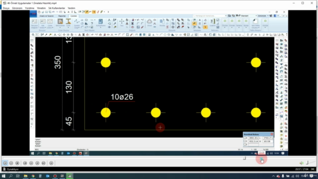 İdeCad Statik: Sıfırdan Pro. Eğitim Çelik Konstrüksiyon – Screenshot 4