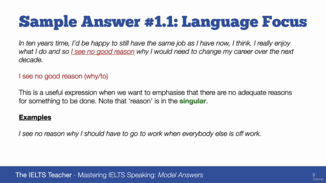 Mastering IELTS Speaking: The Model Answers Edition – Screenshot 1