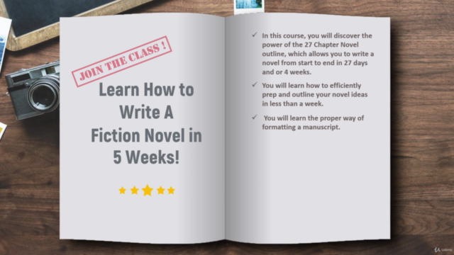 Learn How to Write A fiction Novel in 5 Weeks! – Screenshot 3