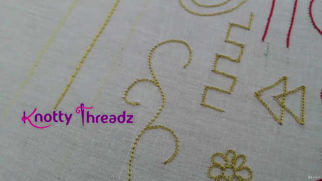 How to Make Basic Chain Stitch in Aari or Maggam Work – Screenshot 1