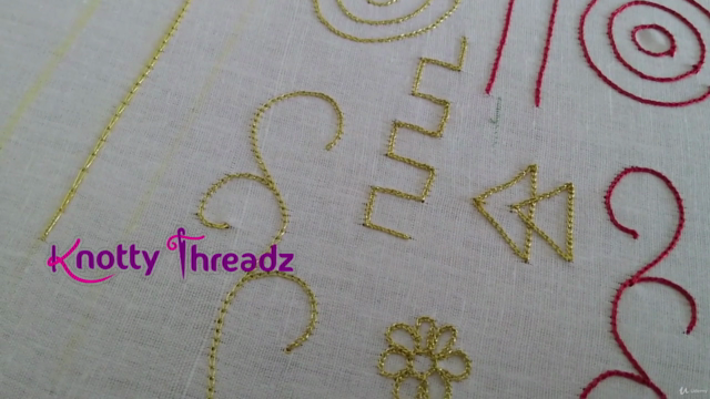 How to Make Basic Chain Stitch in Aari or Maggam Work – Screenshot 2