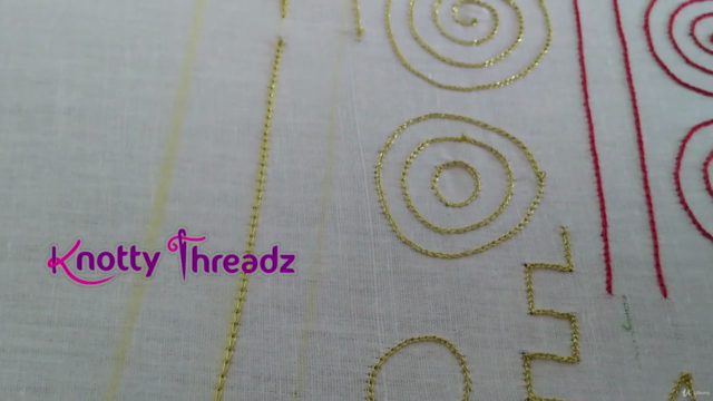 How to Make Basic Chain Stitch in Aari or Maggam Work – Screenshot 3