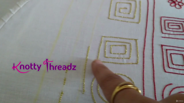 How to Make Basic Chain Stitch in Aari or Maggam Work – Screenshot 4