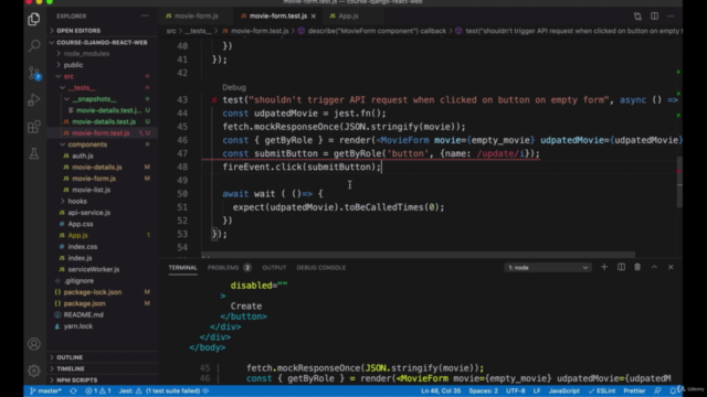 React - testowanie – Screenshot 1