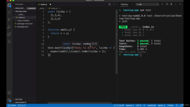 React - testowanie – Screenshot 2