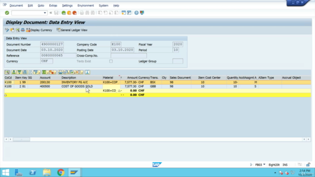 SAP COPA Controlling & Profitability Analysis S/4 HANA – Screenshot 1