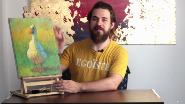 Learn Acrylic Painting: Design and Illustrate a Duck – Screenshot 1