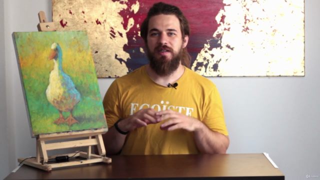 Learn Acrylic Painting: Design and Illustrate a Duck – Screenshot 4