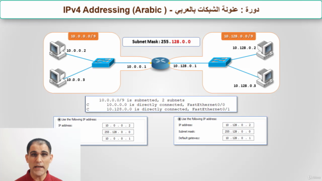 IPv4 addressing - عنونة الشبكات – Screenshot 4