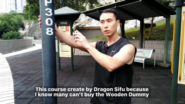 Wing Chun Wooden Dummy (without dummy) fifth form – Screenshot 2