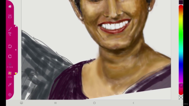 Draw a digital portrait using the Paintology drawing app – Screenshot 4