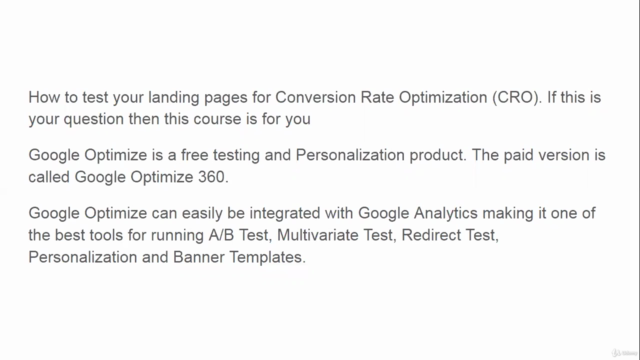 Google Optimize Course 2022 – Screenshot 2
