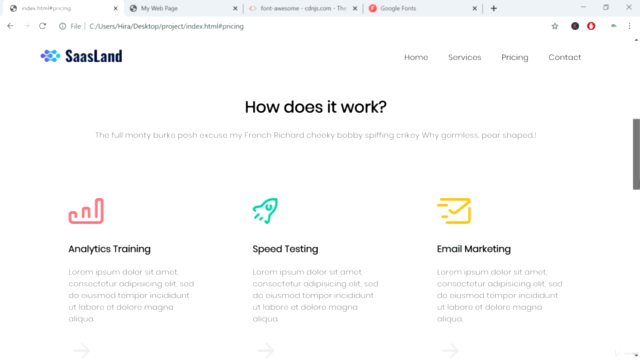 Learn HTML5 and CSS3 and Build a Professional Website – Screenshot 1