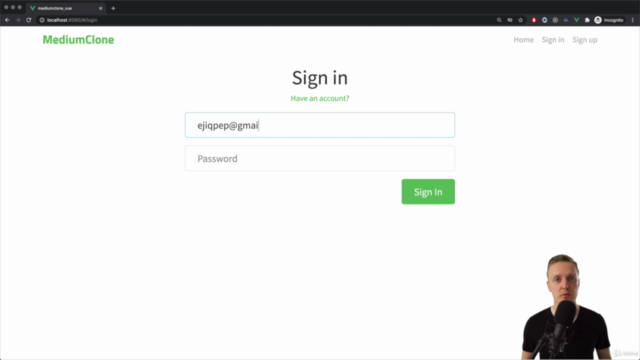 Vue JS Portfolio Project - Vue Training for Beginners – Screenshot 2