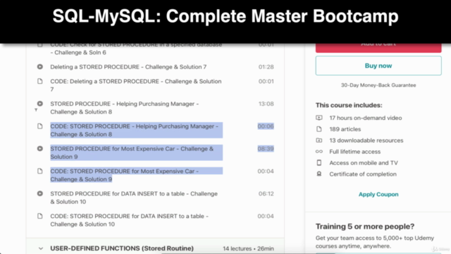 SQL–MySQL Complete Master Bootcamp | Beginner-Expert (2025) – Screenshot 2