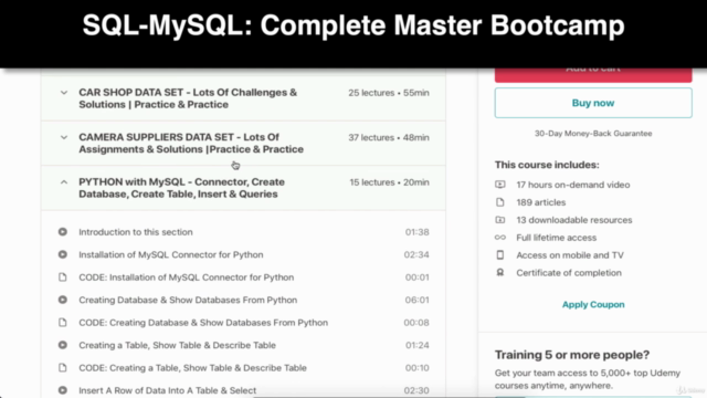 SQL–MySQL Complete Master Bootcamp | Beginner-Expert (2025) – Screenshot 3