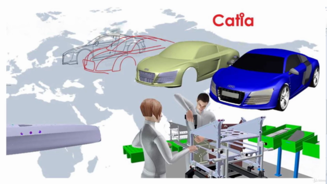 Catia V5 R21 Temelden İleri Seviye Eğitim Seti – Screenshot 1