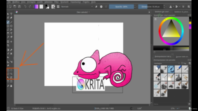 IMPARARE KRITA: Corso di disegno digitale - Parte 1 – Screenshot 2