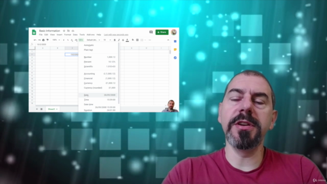 Getting started with Spreadsheets - Google Sheets – Screenshot 2