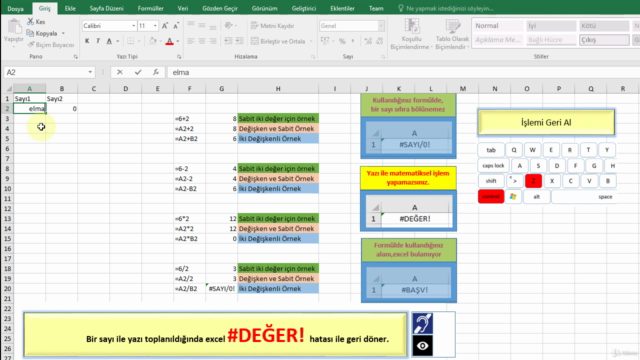 Excel ile İlk Tanışma – Screenshot 1