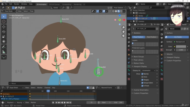 【Blender】初めてのグリースペンシル|基本的な使い方からイラスト・アニメーションまで (2D&3D) – Screenshot 4