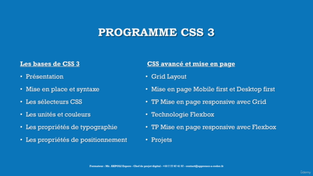 Formation HTML 5 et CSS 3 (pour les débutants) – Screenshot 4