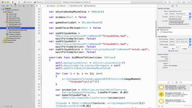 Jogos 2D para iOS 12 com Swift 5 e Xcode 10 - Básico - Screenshot_01