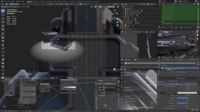 Blender Complete PBR Art Creation : Sci-fi Crate and Turret – Screenshot 3