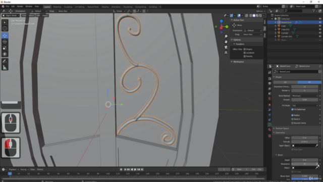 Blender 3D Model & Render a Stylized Halloween Scene – Screenshot 2